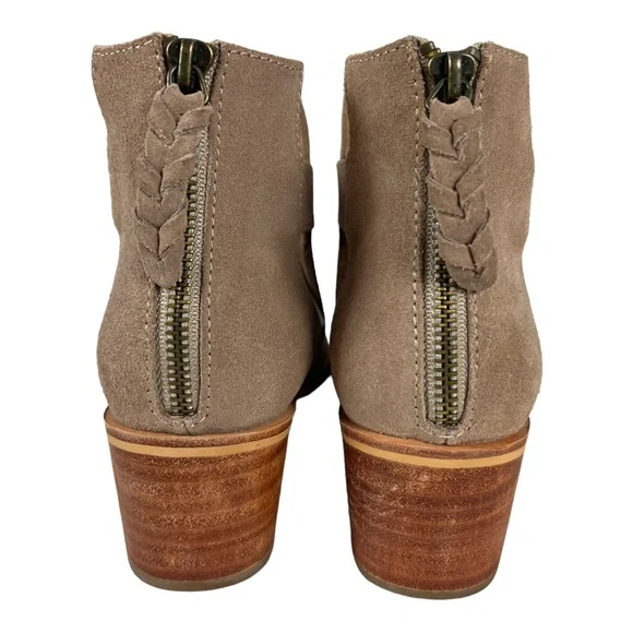 FINAL SALE Able Gamboa Cut-Out Bootie Ash Grey Suede | Size 9.5 - Picture 7 of 10